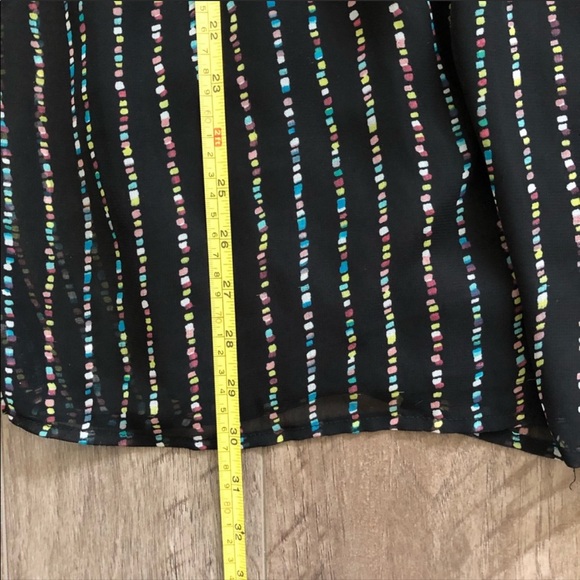 EUC Roxy Black Multicolor Stripe Racerback XS - Picture 4 of 8